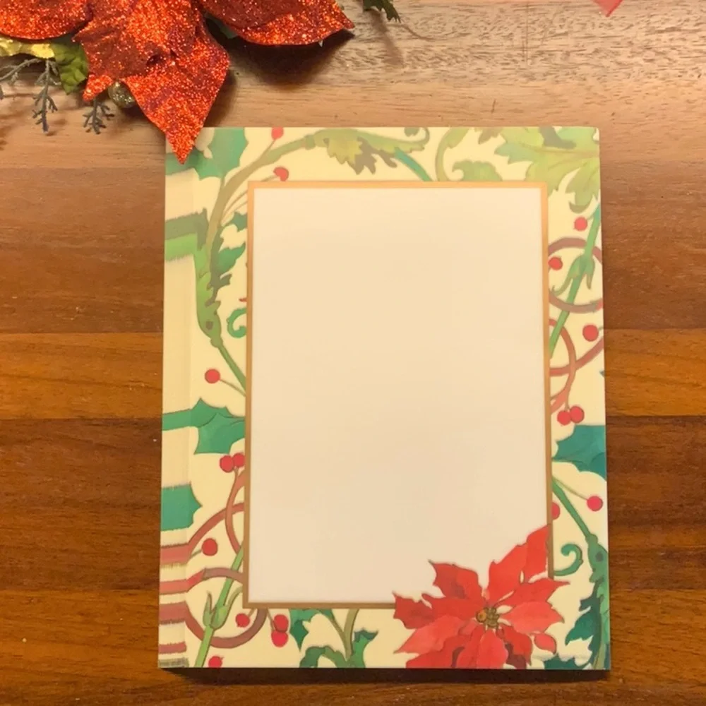 75 sheets medium weight 8.5x11 Christmas Vellum